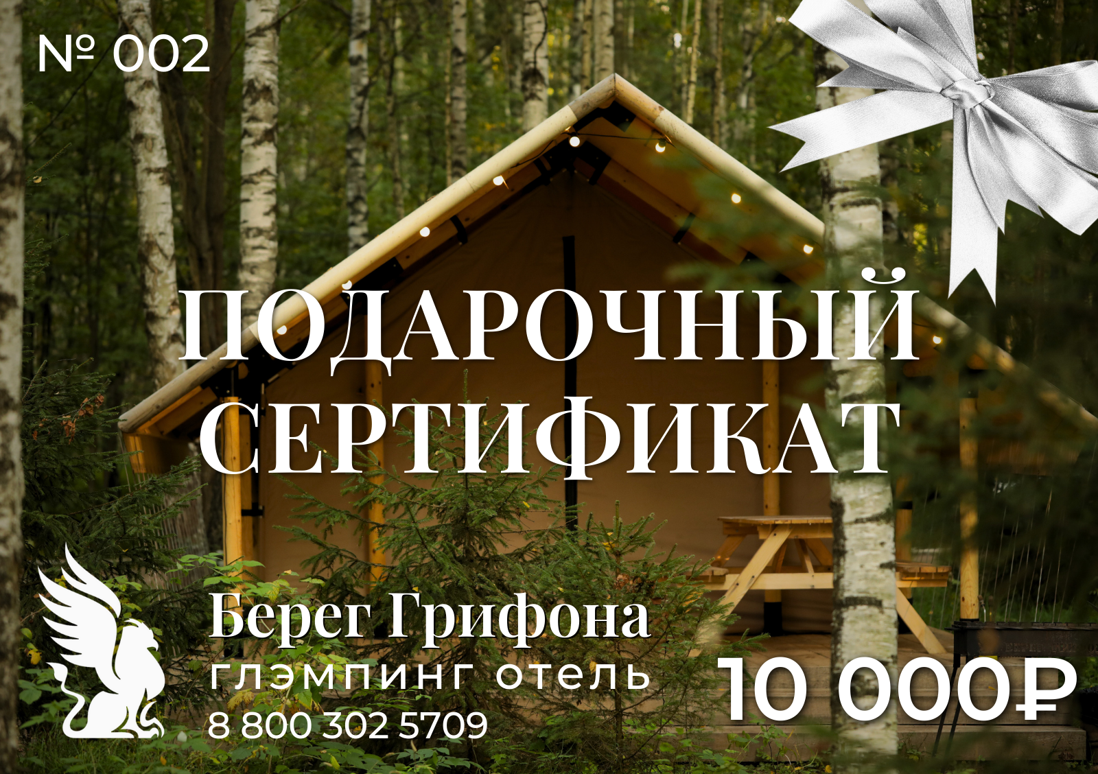 Подарочный сертификат Берег Грифона